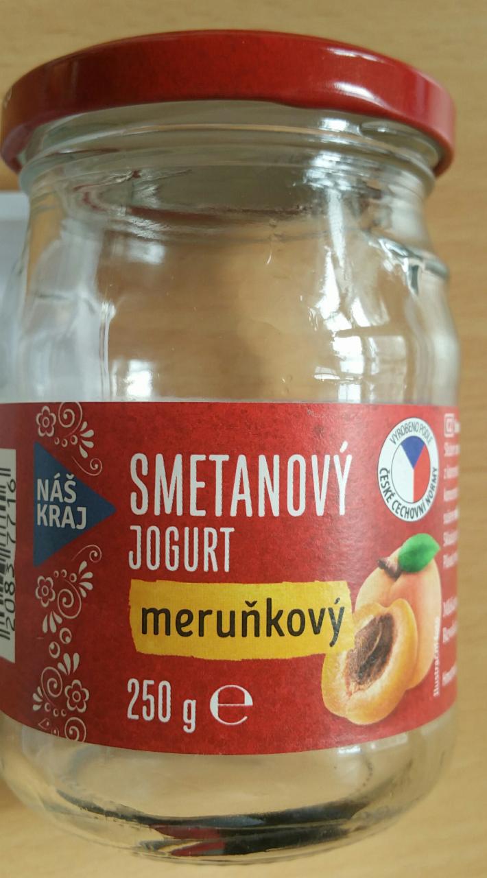 Fotografie - Smetanovy jogurt meruňkový Náš kraj