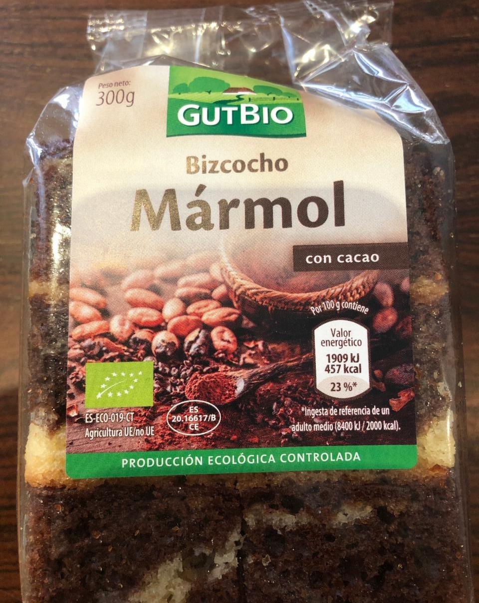 Fotografie - Bizcocho Mármol con Cacao GutBio