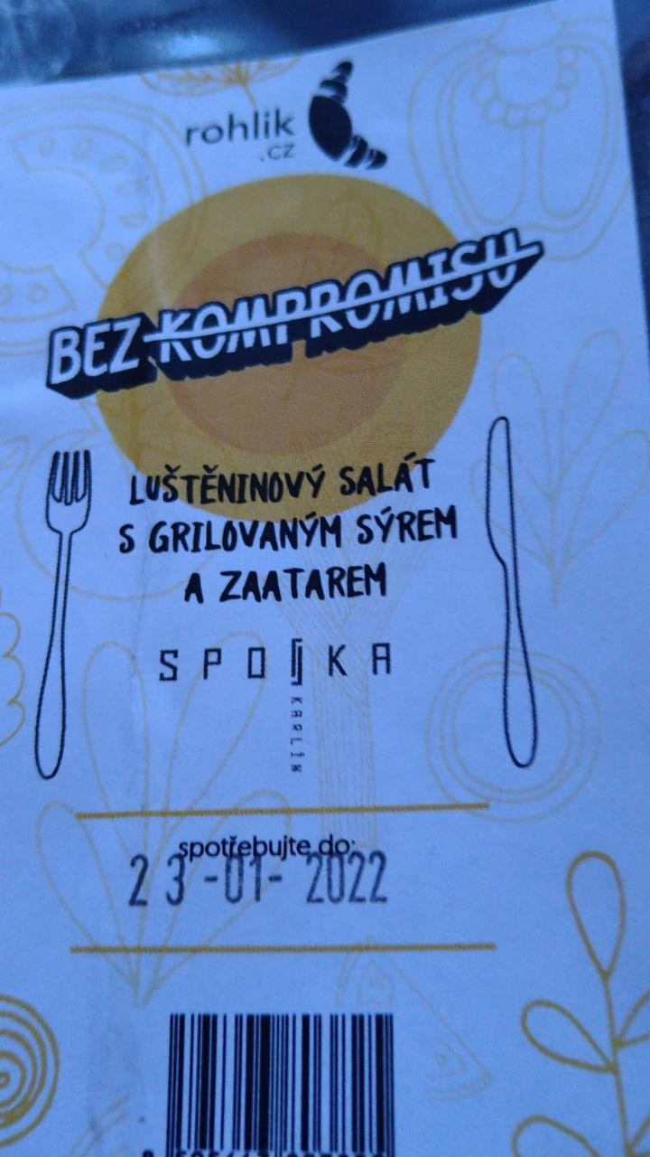 Fotografie - Luštěninový salát s grilovaným sýrem a zaatarem Rohlik.cz