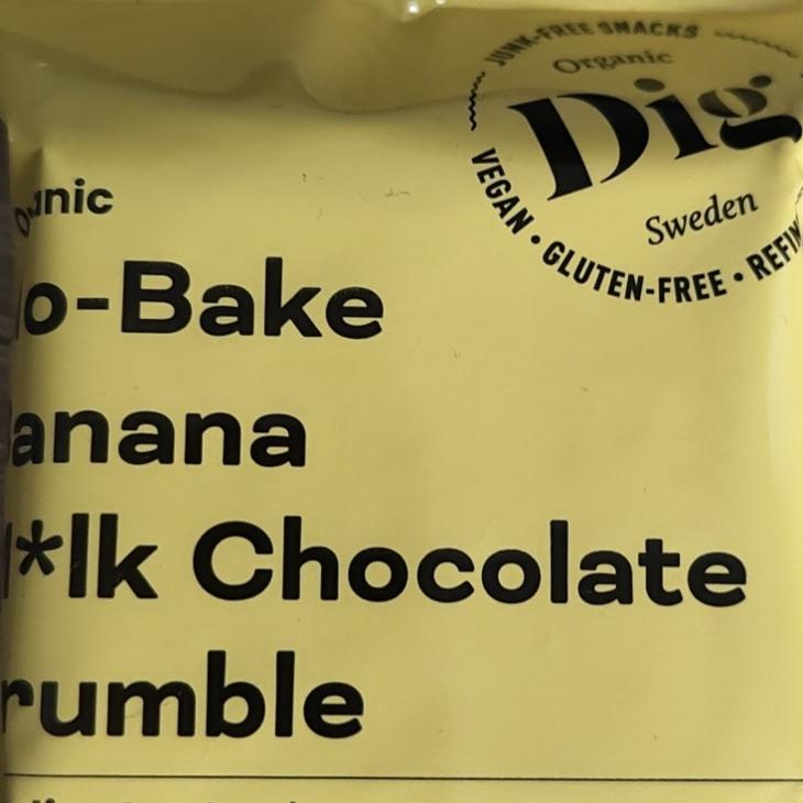 Fotografie - no-bake banana m*lk chocolate crumble Dig