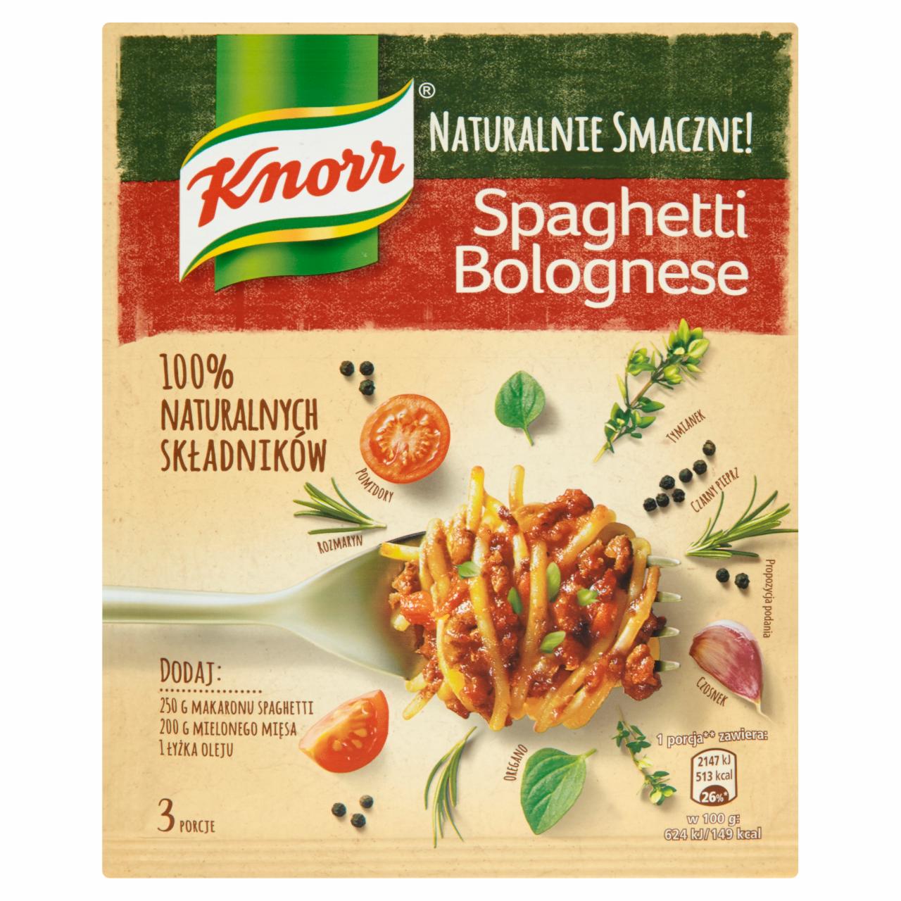 Fotografie - spaghetti bolognese Knorr