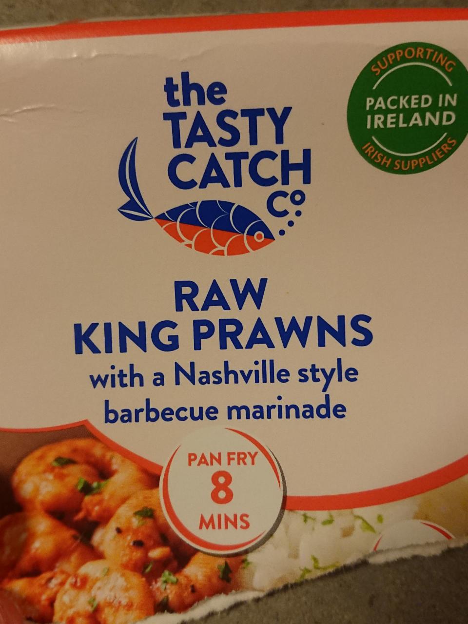 Fotografie - The tasty catch raw King prawns 
