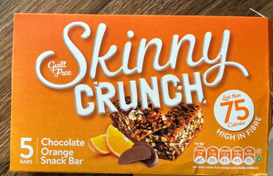 Fotografie - Skinny Crunch Chololate Orange Snack Bar