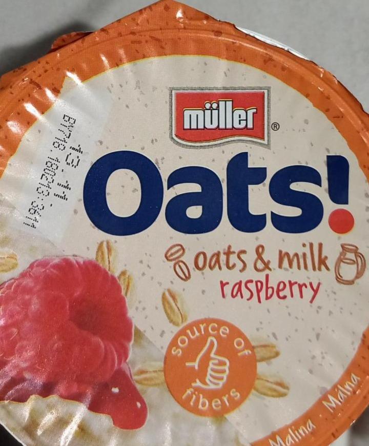 Fotografie - Oats! oats & milk raspberry Müller