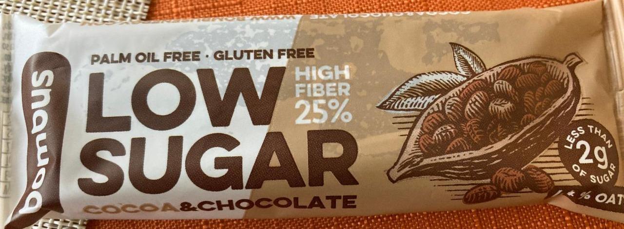 Fotografie - Low sugar High Fiber 25% Cocoa &Chocolate Bombus