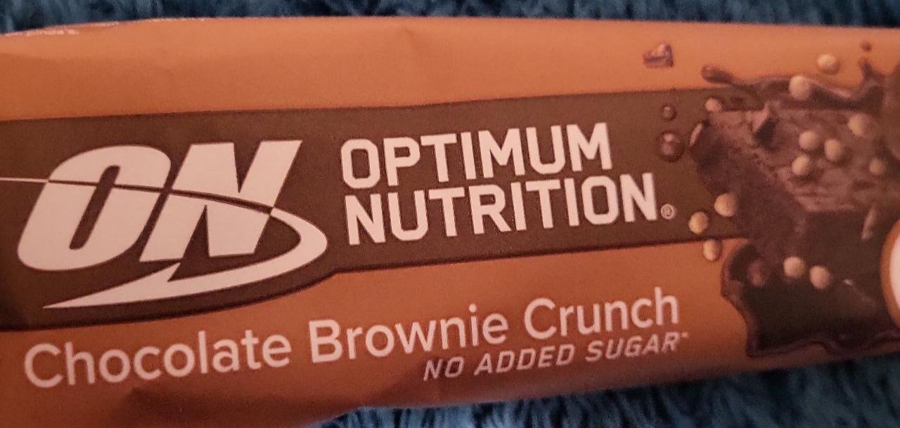 Fotografie - Chocolate Brownie Crunch protein bar Optimum Nutrition