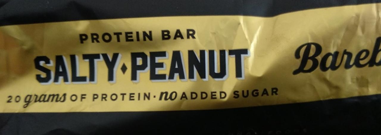 Fotografie - protein bar salty peanut Barabells