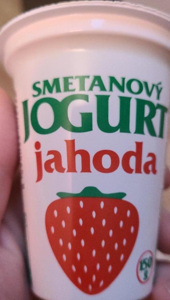 Fotografie - Smetanový jogurt jahoda Ekomilk