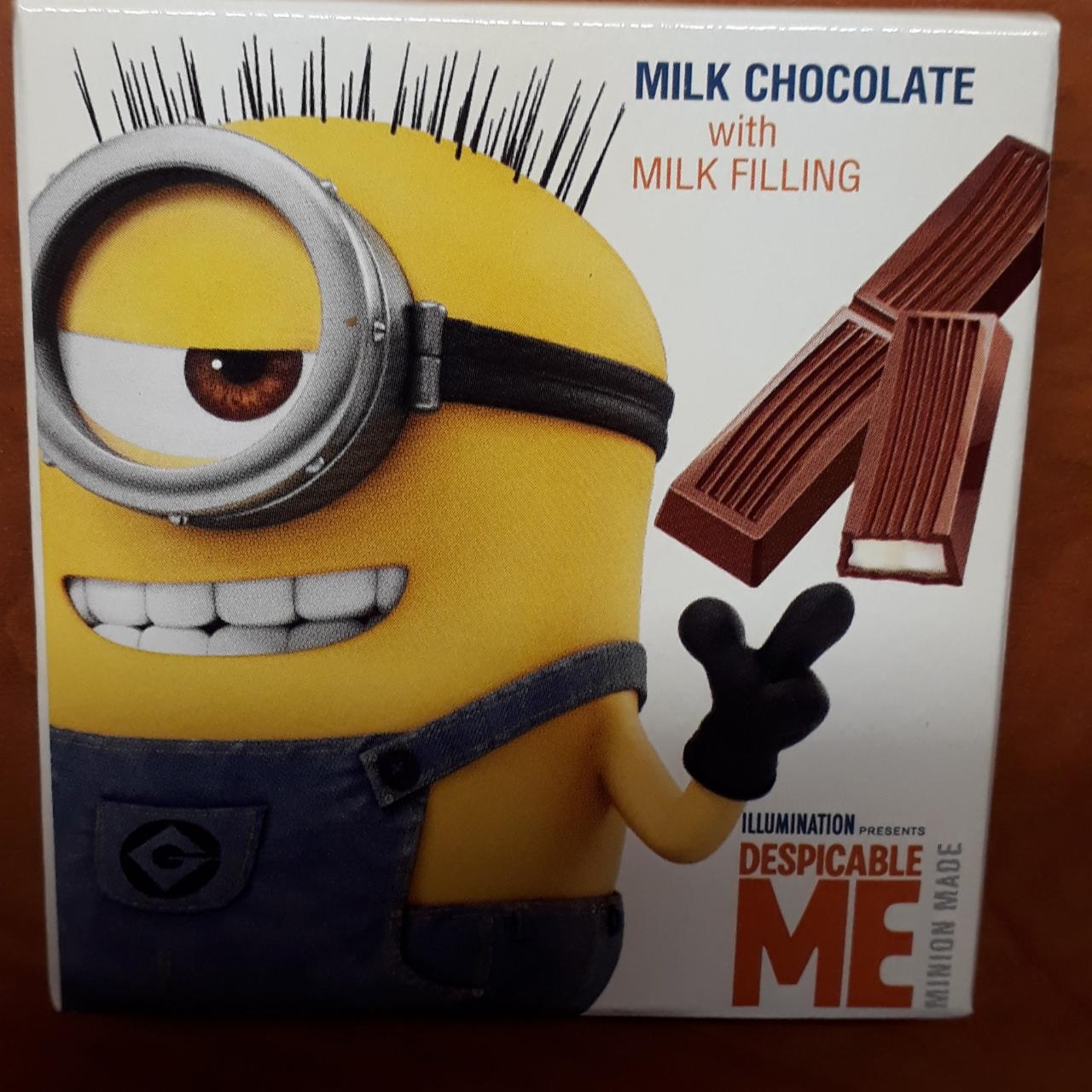 Fotografie - Milk chocolate with milk filling Despicable Me
