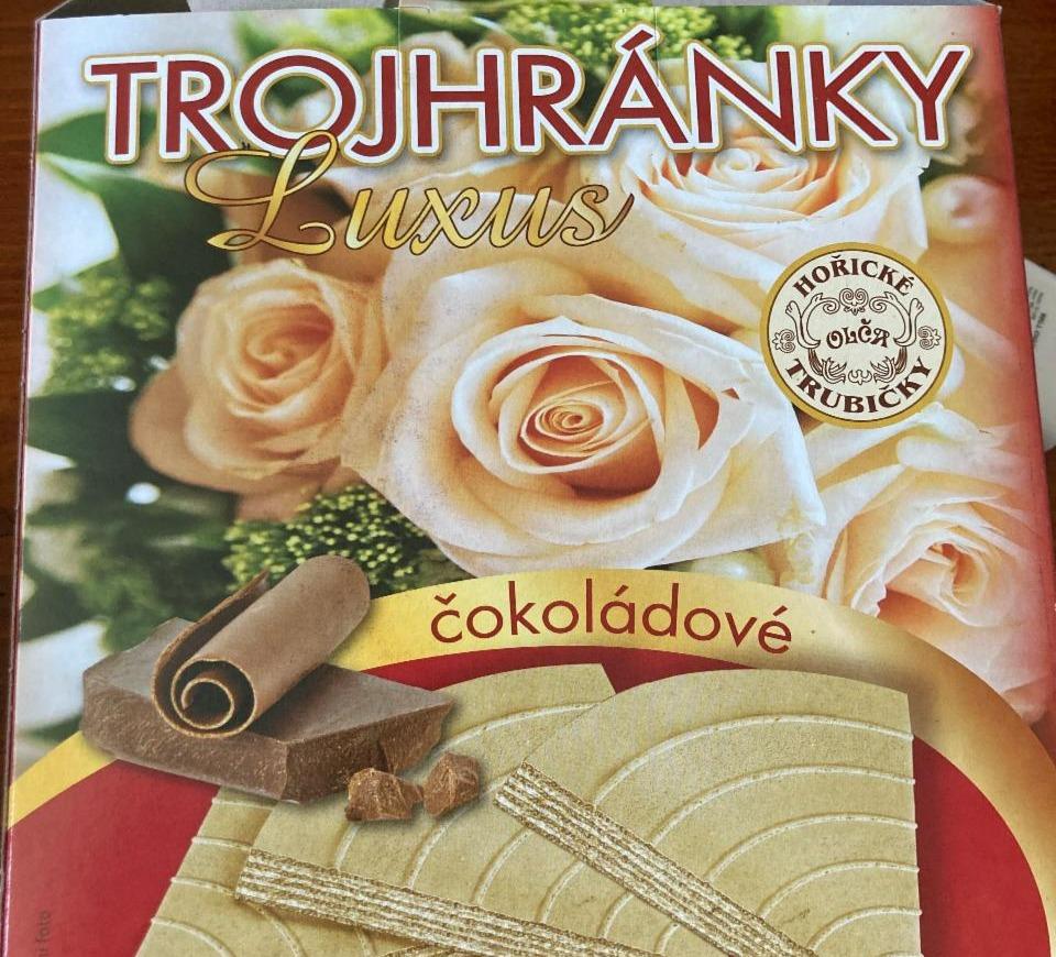 Fotografie - Trojhránky luxus čokoládové Hořické trubičky