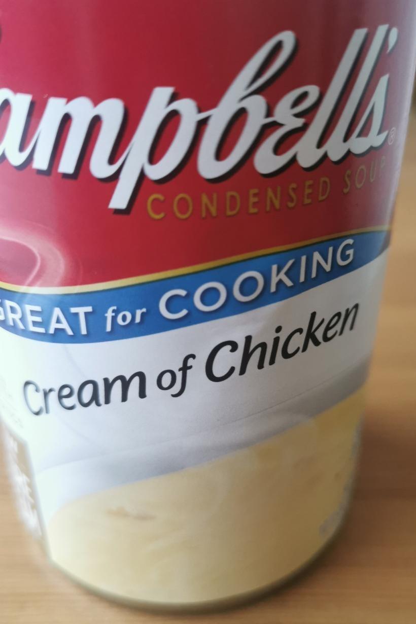 Fotografie - Condensed Soup Cream of Chicken Campbell's