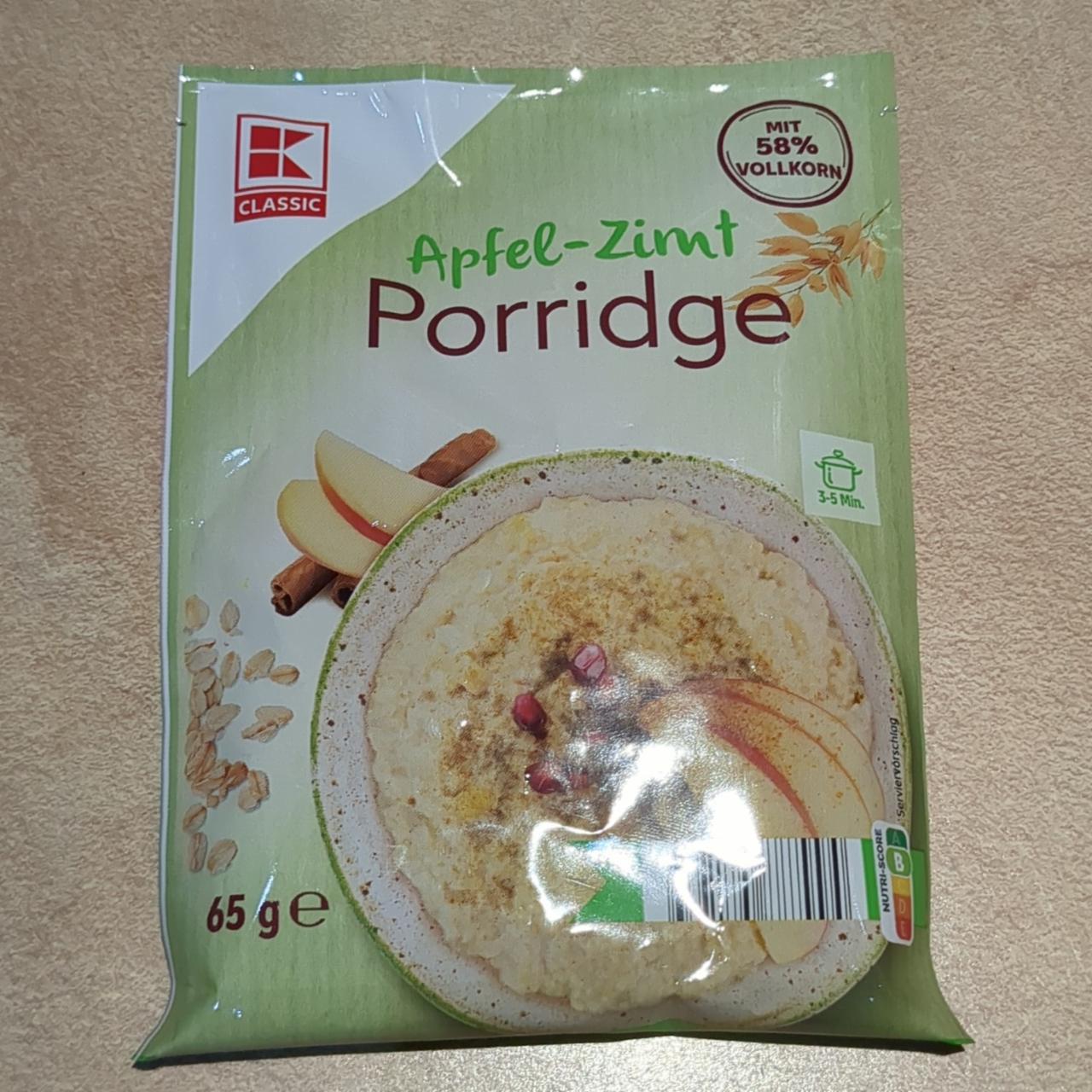 Fotografie - Apfel-Zimt Porridge K-Classic