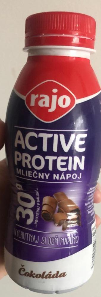 Fotografie - Active protein mliečny nápoj čokoláda Rajo