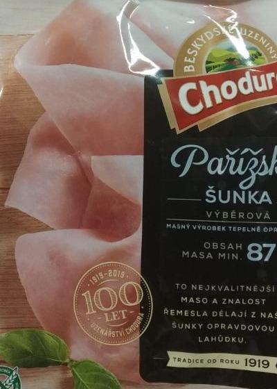 Fotografie - Pařížská šunka výběrová 87% masa Chodura