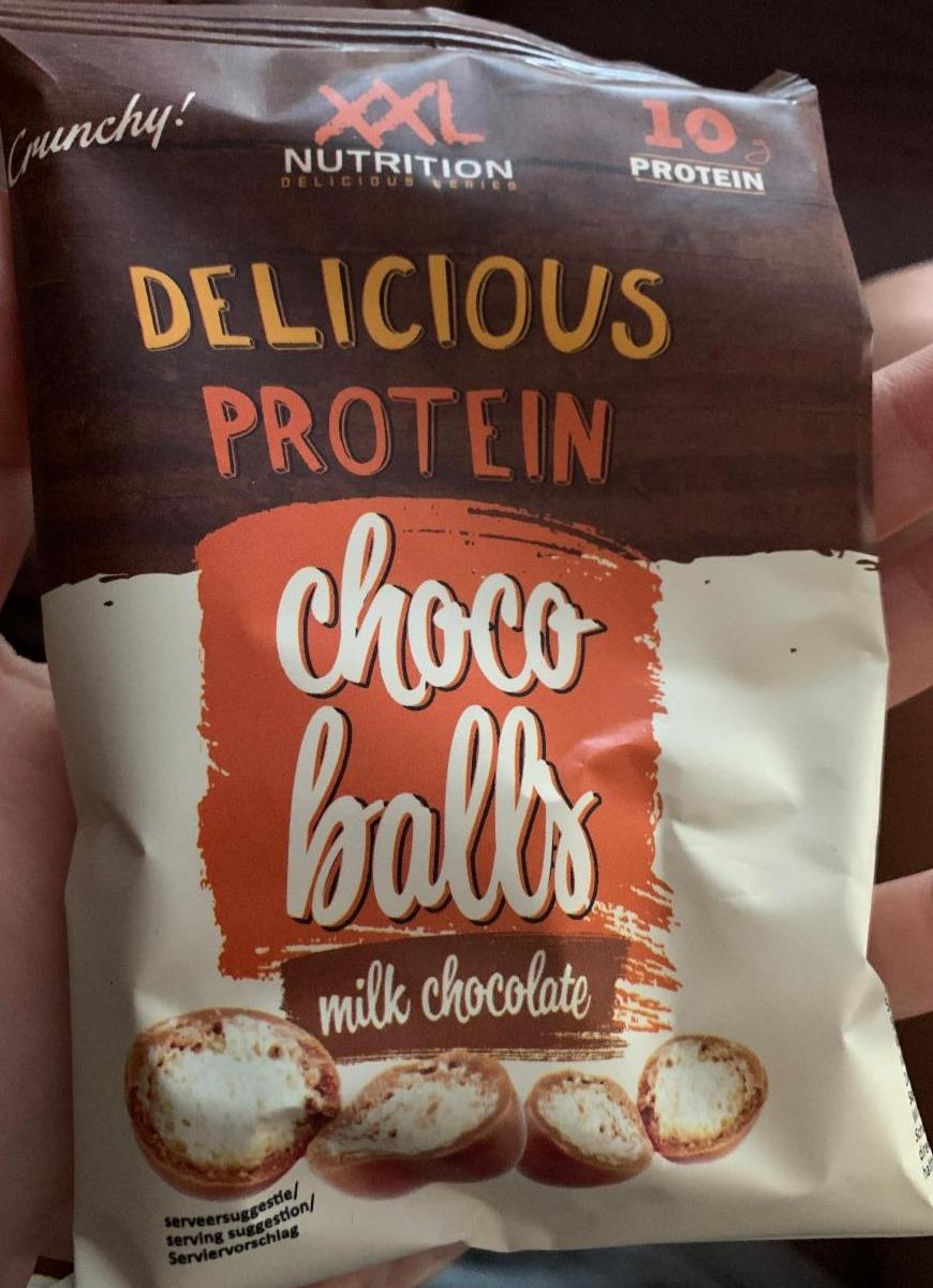 Fotografie - Delicious Protein choco balls milk chocolate XXL Nutrition