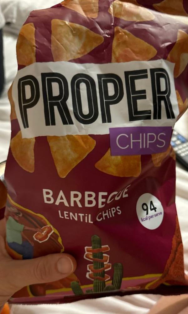 Fotografie - Barbecue Lentil Chips Proper Chips