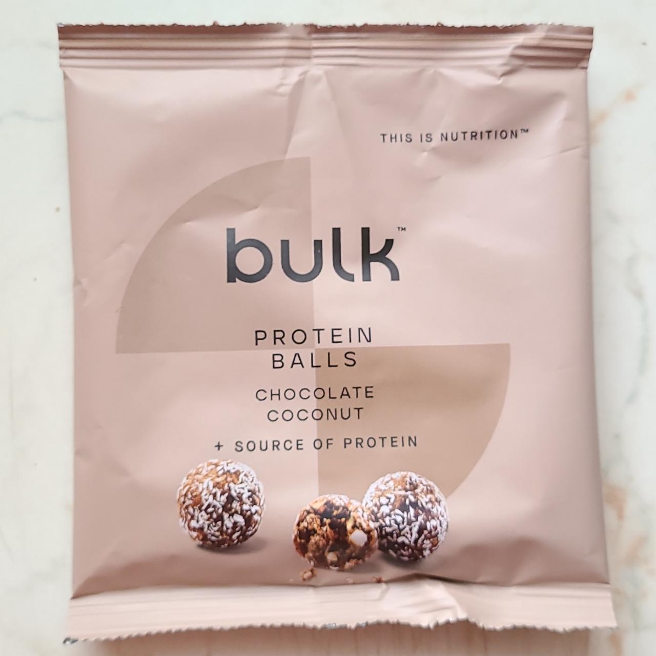Fotografie - Protein Balls Chocolate Coconut Bulk