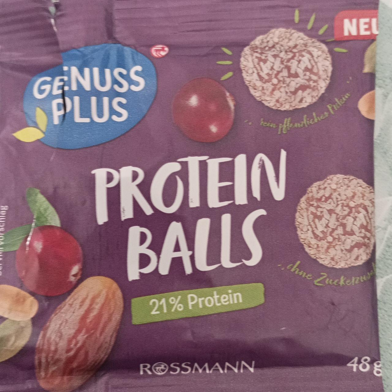 Fotografie - Protein Balls 21% Protein Genuss plus