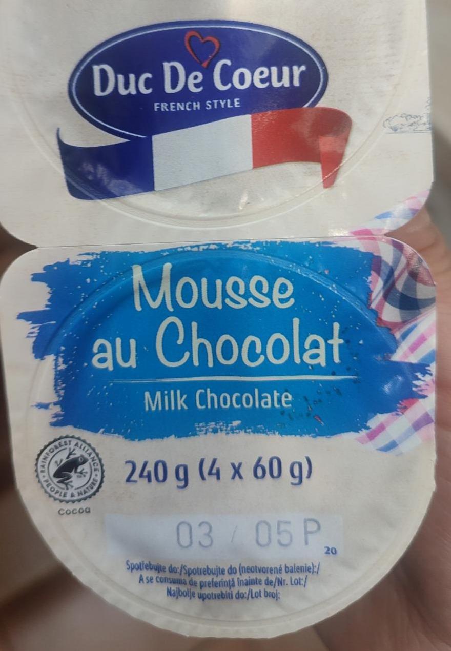 Fotografie - Mousse au Chocolat Milk chocolate Duc De Coeur