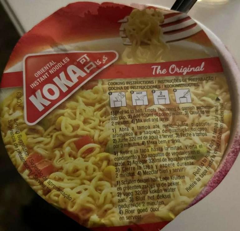 Fotografie - Oriental instant noodles The Original Koka
