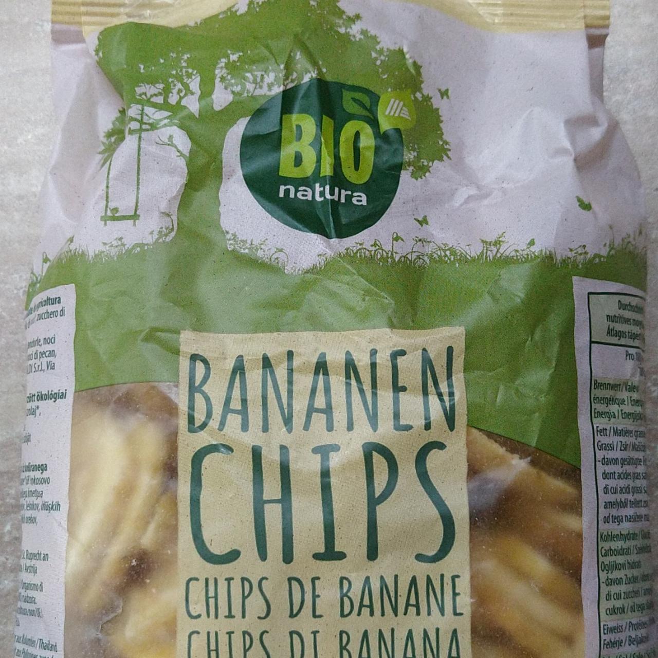 Fotografie - Bio Bananenchips geröstet und gezuckert Bio natura