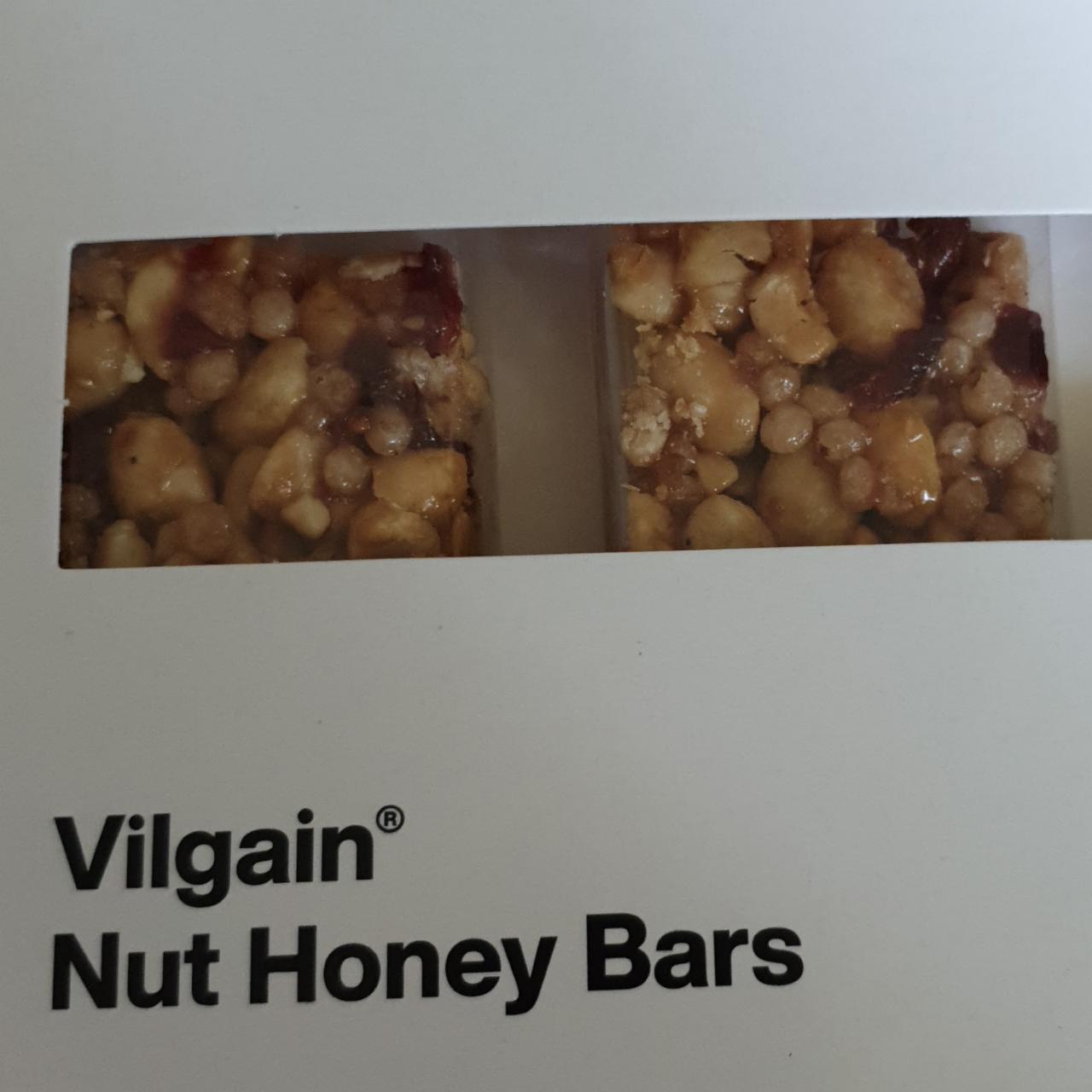 Fotografie - Organic Nut Honey Bar Cashew Cranberry Vilgain