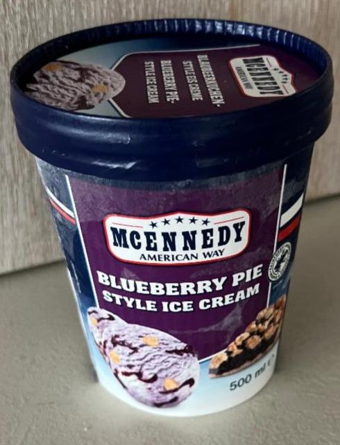 Fotografie - Blueberry Pie Style Ice Cream McEnnedy American Way