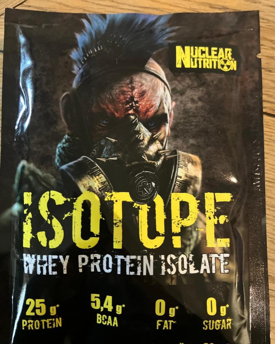 Fotografie - Isotope Whey Protein Isolate Nuclear Nutrition