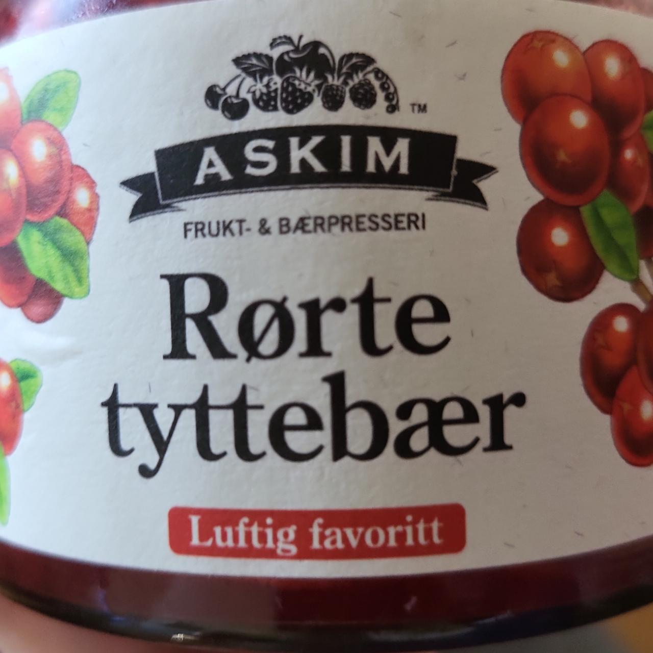 Fotografie - Rørte tyttebær Askim