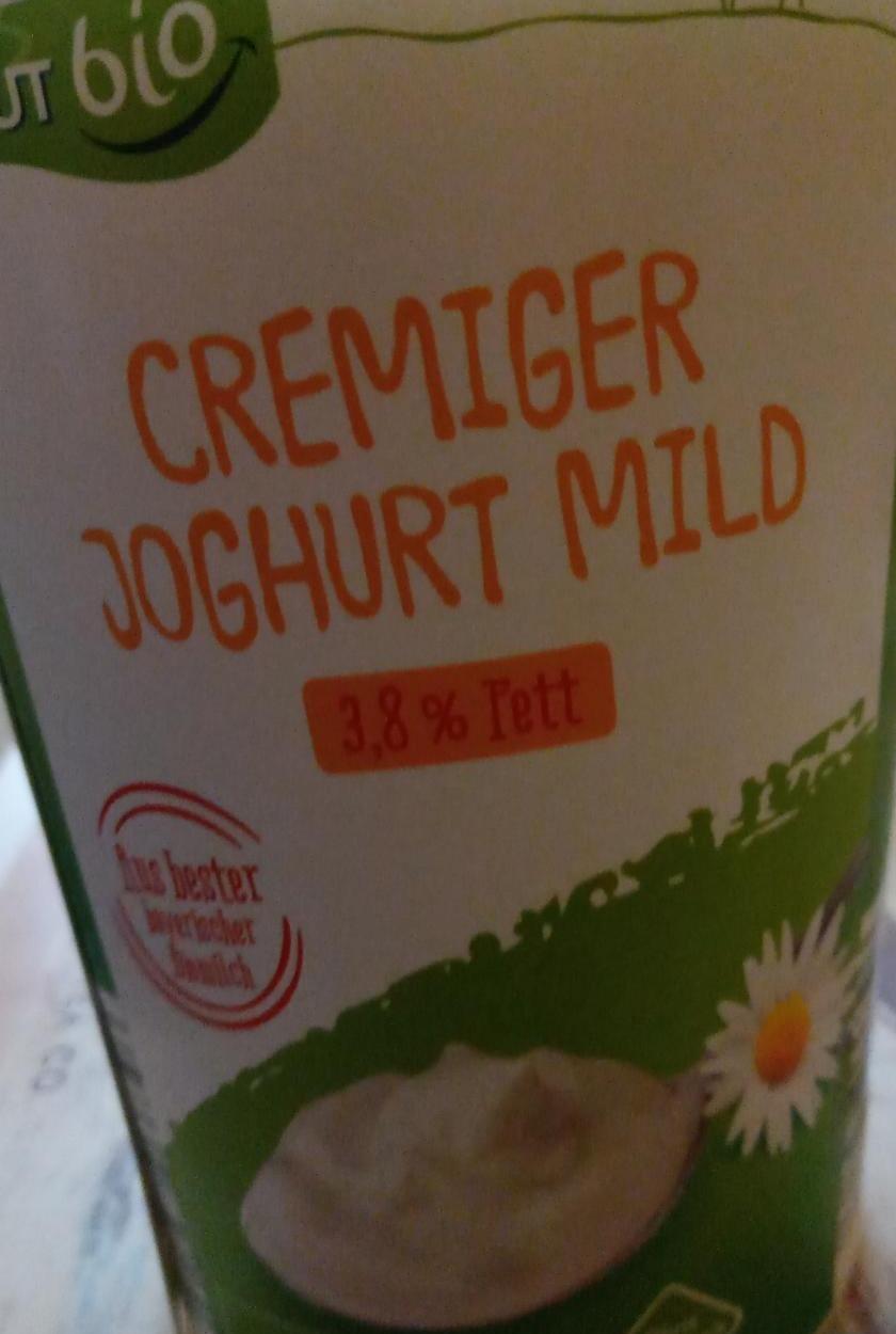 Fotografie - Bílý jogurt Bio Cremiger Joghurt Mild 