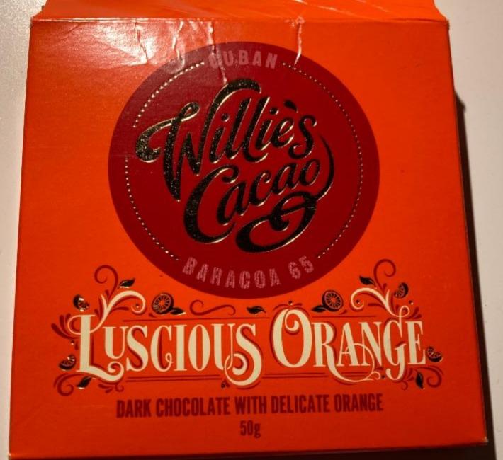 Fotografie - Willies cacao luscious orange