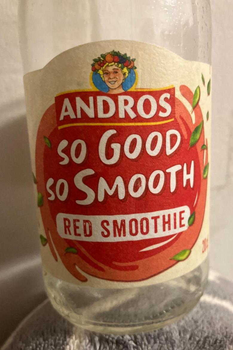 Fotografie - So good So smooth Red smoothie Andros