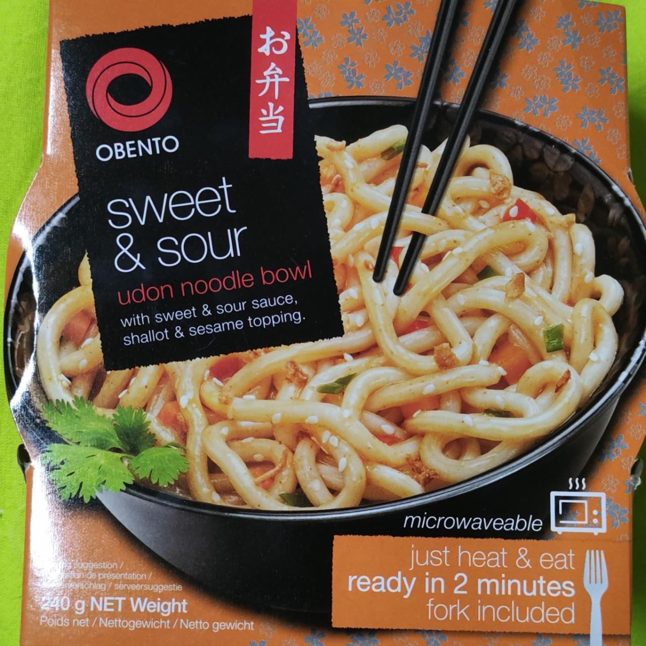 Fotografie - Sweet & sour udon noodle bowl Obento