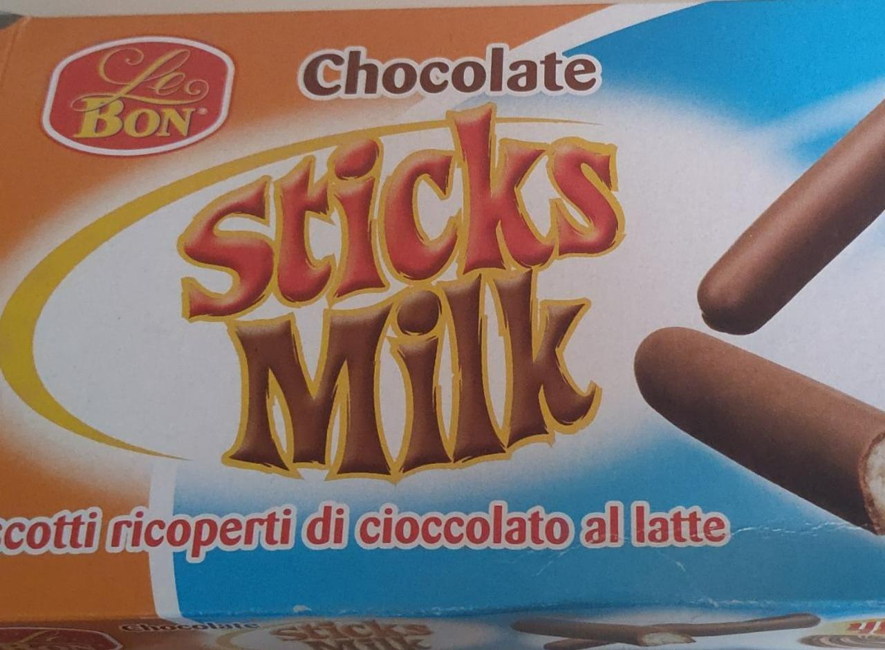 Fotografie - Chocolate Sticks Milk Le Bon