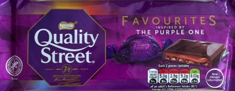 Fotografie - Quality Street Favourites The purple one Nestlé
