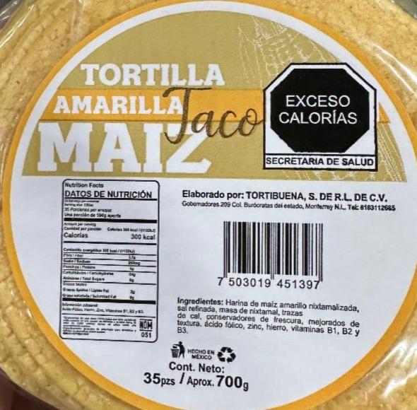Fotografie - Tortilla Amarilla Maz Taco
