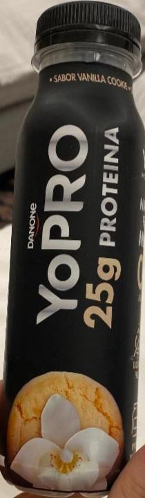 Fotografie - YoPro 25g proteina drink Sabor Vanilla Cookie Danone
