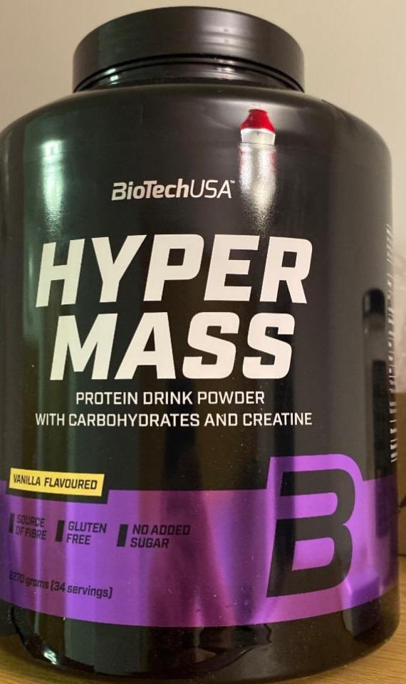 Fotografie - BiotechUSA Hyper Mass protein carb fusion drink povedet chocolate