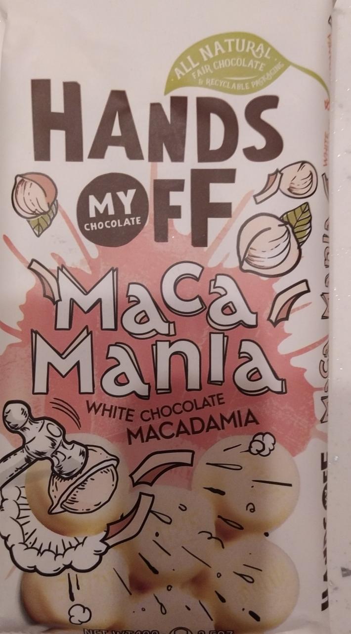 Fotografie - Macamania White Chocolate Macadamia Hands off My