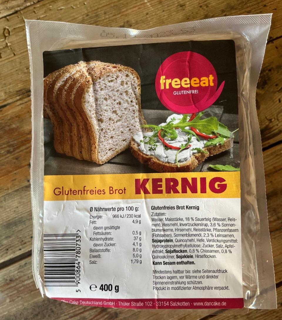 Fotografie - Glutenfreies Brot Kernig Freeeat