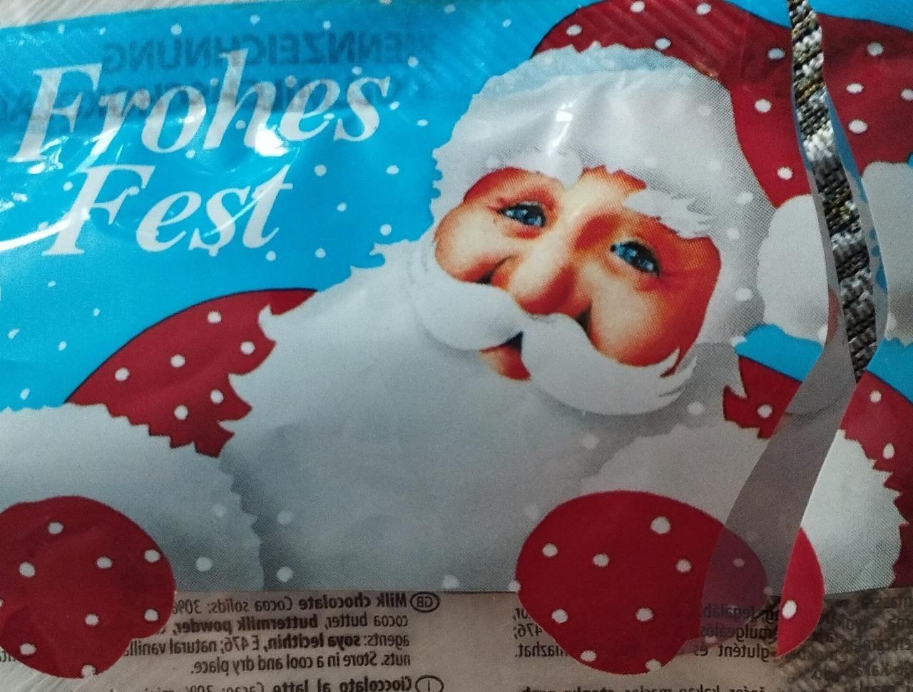 Fotografie - Santa mléčná čokoláda Frohes Fest