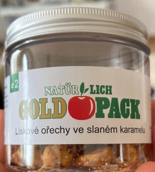 Fotografie - Lískové ořechy ve slaném karamelu Natürlich Gold Pack