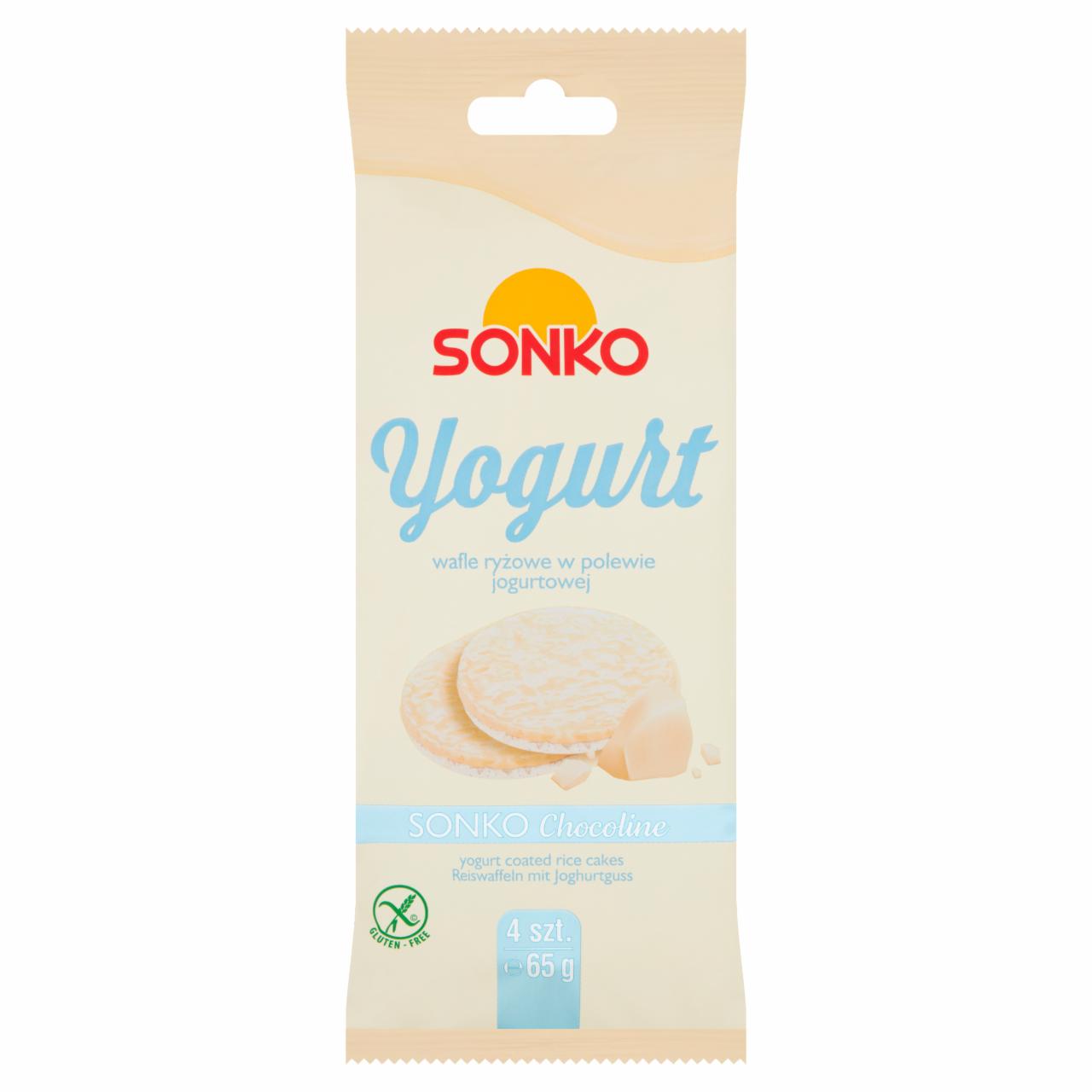 Fotografie - Yogurt wafle ryżowe w polewie jogurtowej Sonko