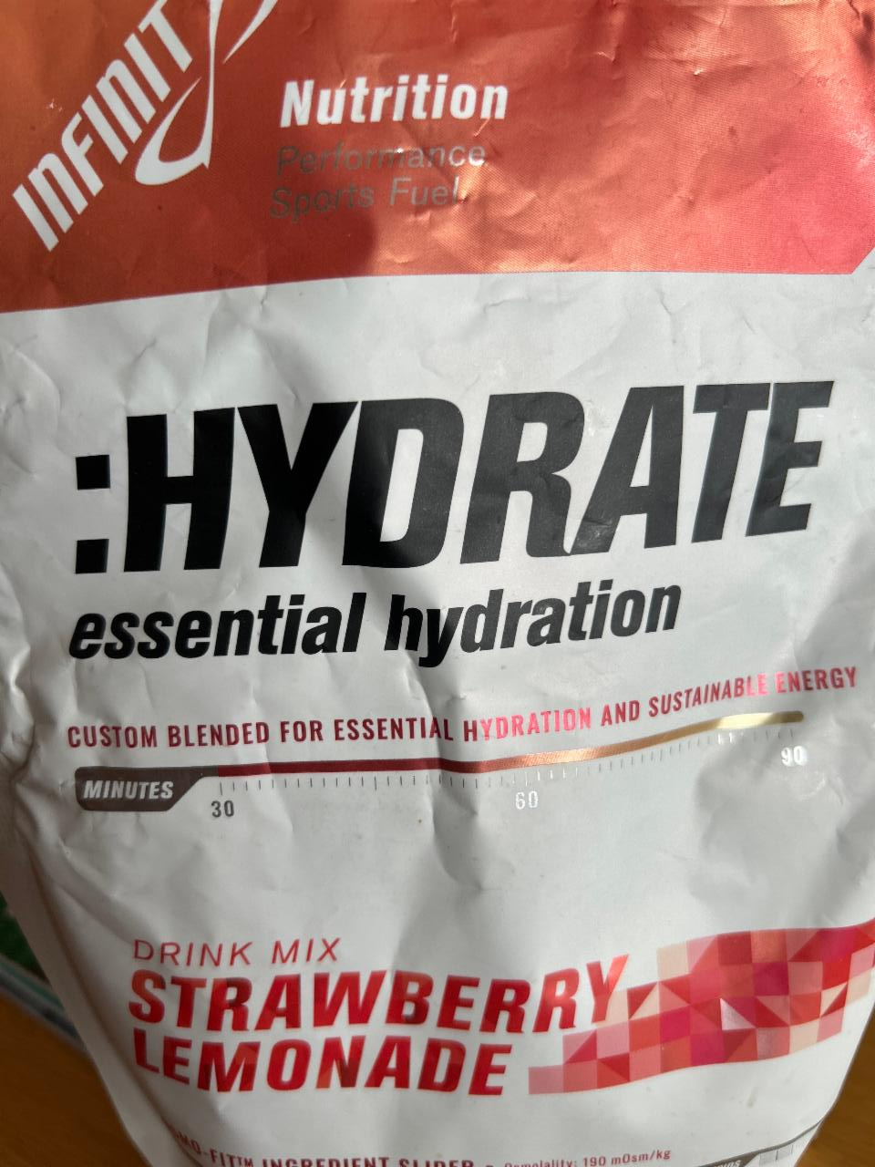 Fotografie - Hydrate Drink Mix Strawberry Lemonade Infinit Nutrition