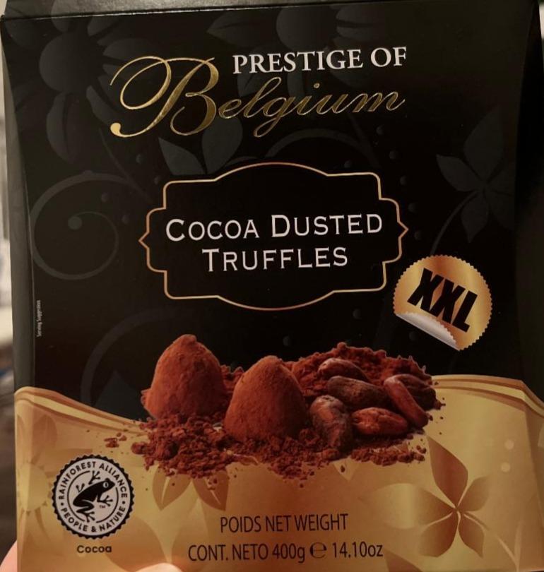 Fotografie - Cocoa dusted truffles Belgium