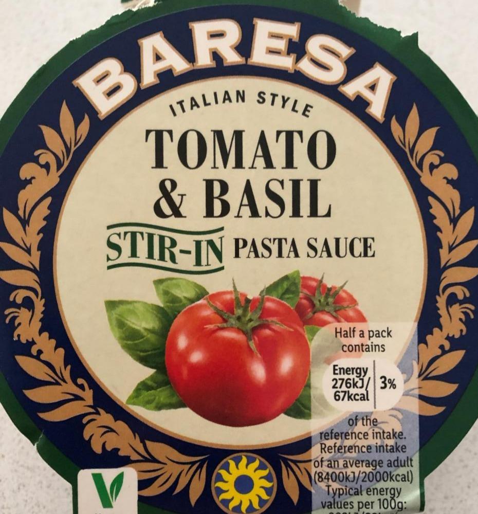 Fotografie - Italian Style tomato & basil stir-in Pasta sauce