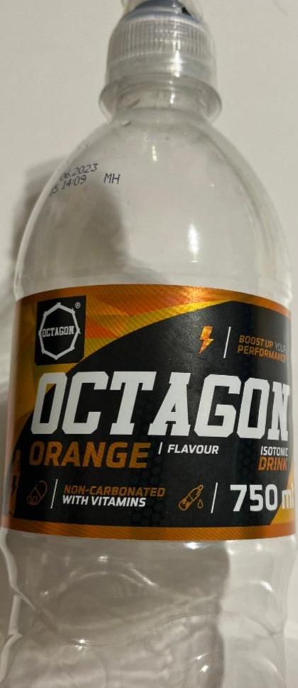Fotografie - Isotonic Drink Orange Octagon