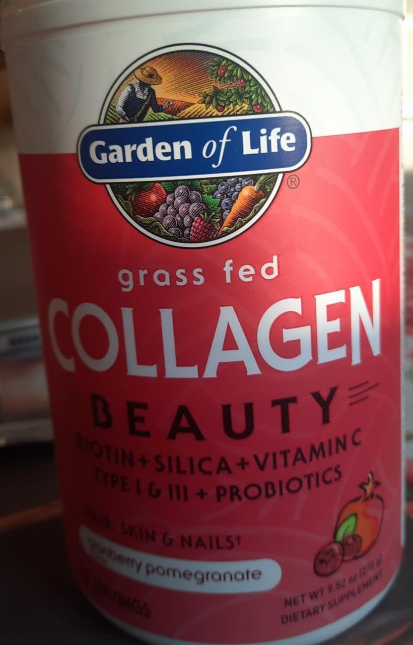 Fotografie - Grass Fed Collagen Beauty Cranberry-Pomegranate Garden of Life