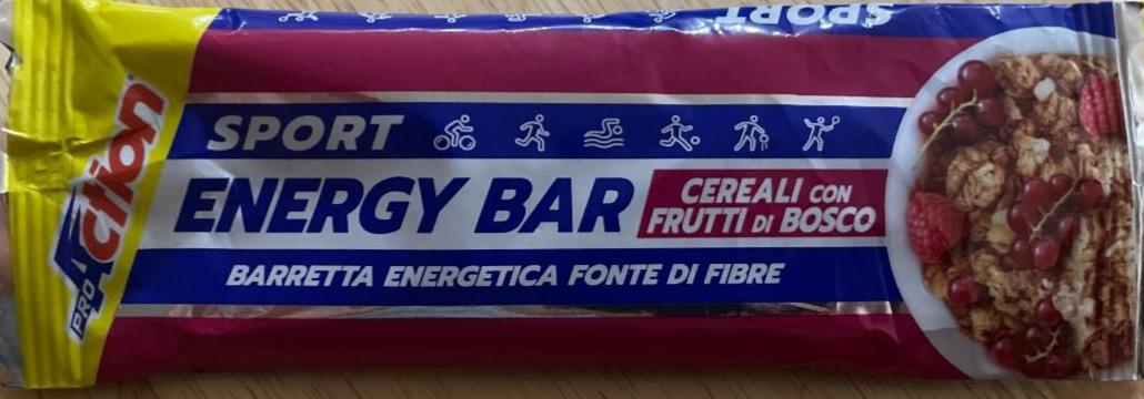 Fotografie - Sport energy bar Pro Action