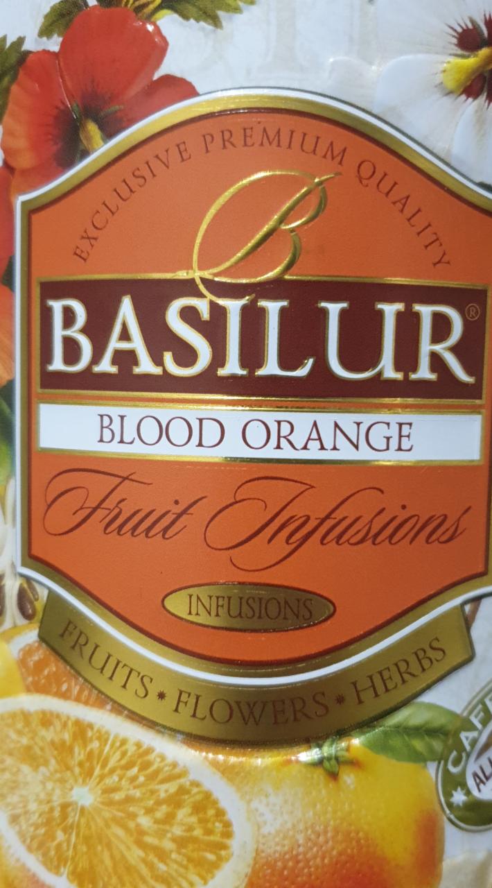 Fotografie - Blood orange fruit infusions Basilur